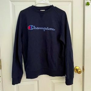 Champion Crew Neck Sweatshirt Women Size Medium